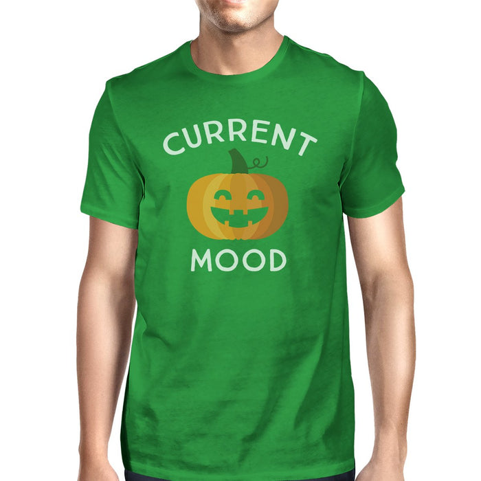 Pumpkin Current Mood Mens Green Shirt.