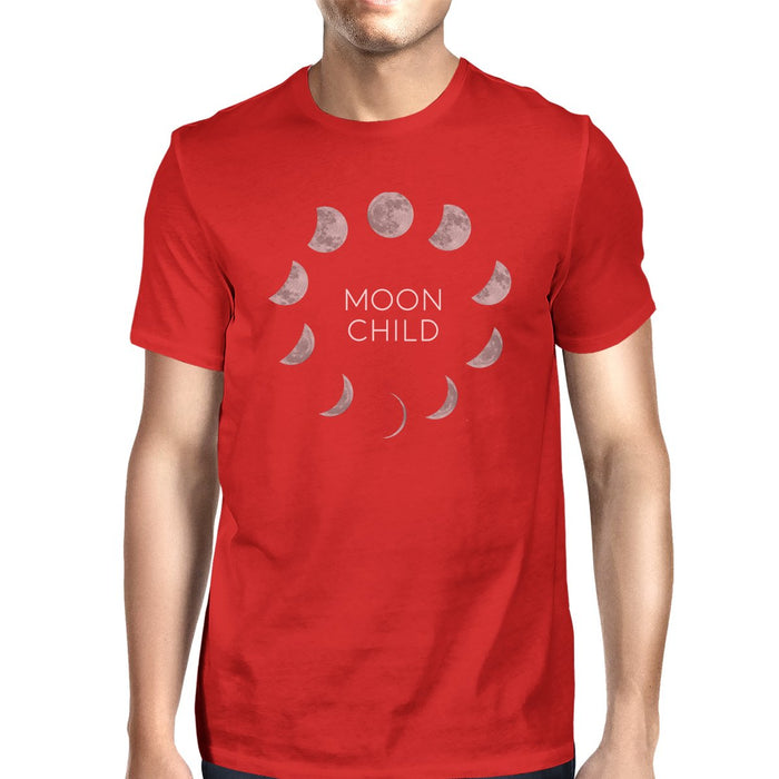 Moon Child Mens Red Shirt.