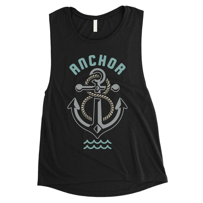 Anchor Hook Womens Muscle Shirt.