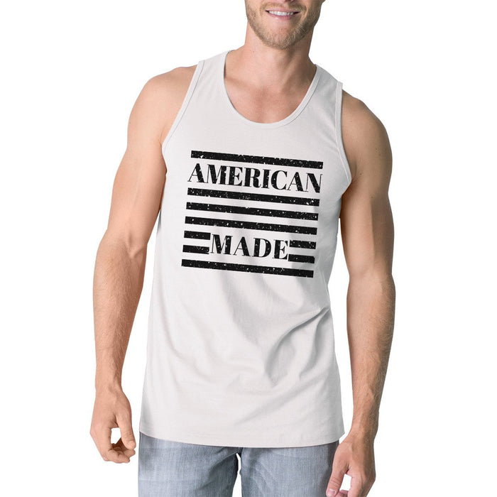 American Made Funny 4th Of July Tank Top For Men Gifts For Him.