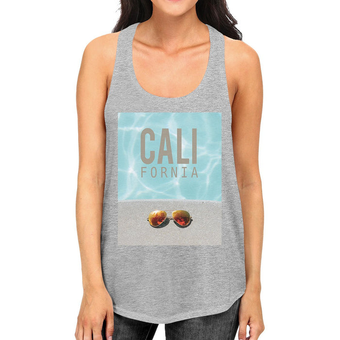 California Pool Sunglasses Womens Lightweight Cotton Tank Top Gift.