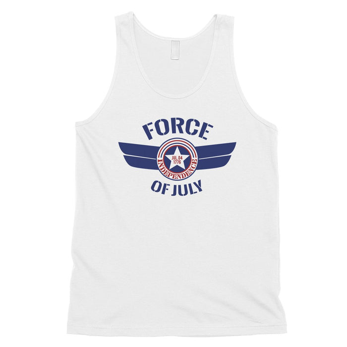 Force Of July Mens US Army Tank Top Workout Gift For 4th of July.