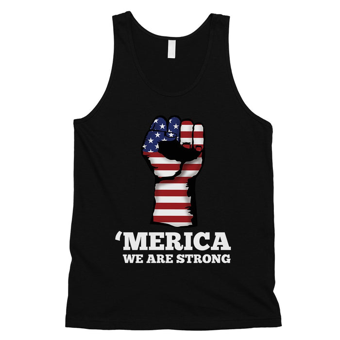Merica We Strong Tank Top Mens 4th Of July Graphic Tank Top Gift.