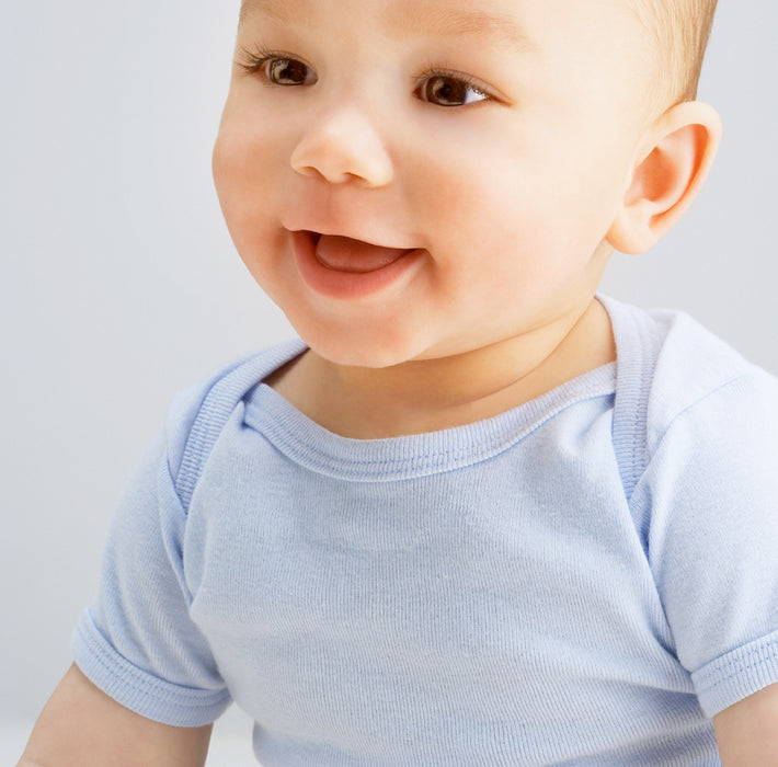 Infant Long Sleeve Onezies And Boxer Shorts.