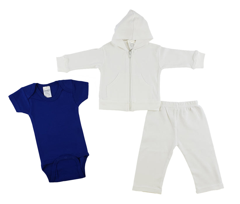 Infant Sweatshirt, Onezie And Pants - 3 Pc Set.