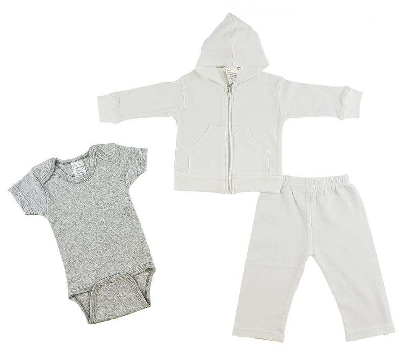 Infant Sweatshirt, Onezie And Pants - 3 Pc Set.