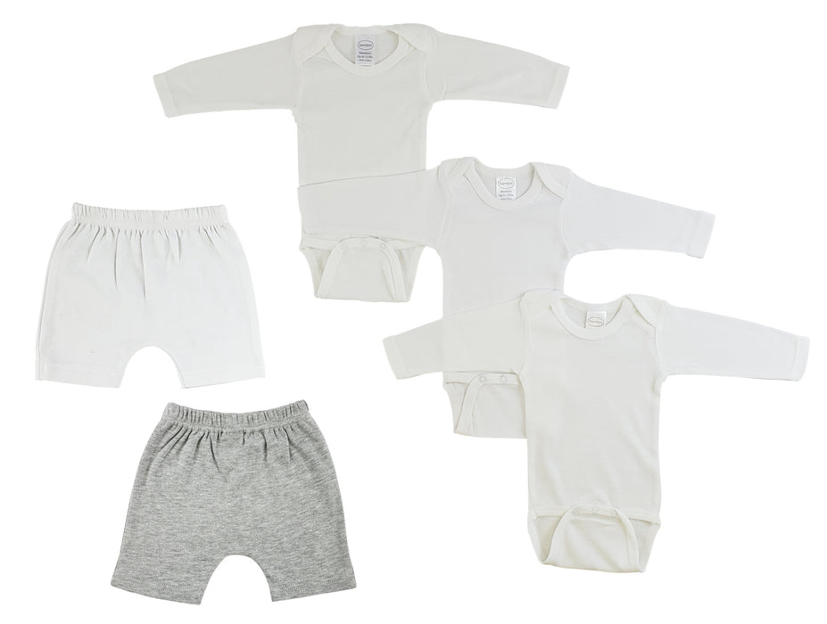 Infant Long Sleeve Onezies And Pants.
