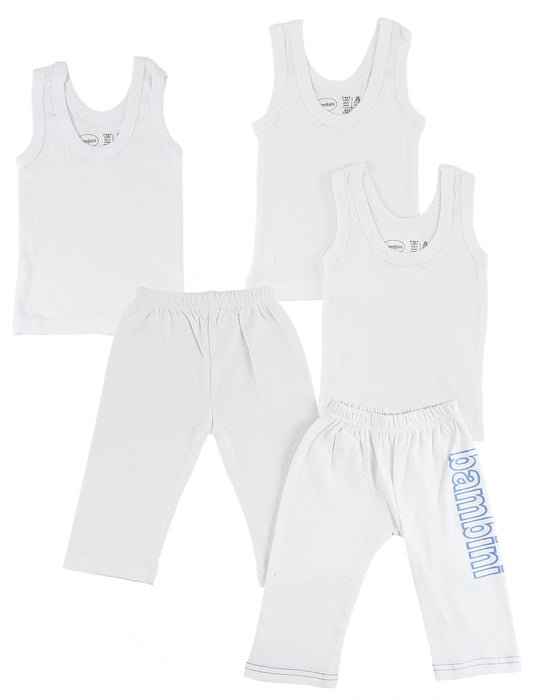 Infant Tank Tops And Track Sweatpants.