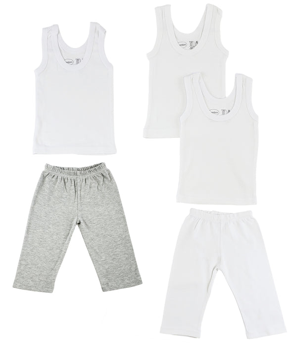 Infant Tank Tops And Track Sweatpants.