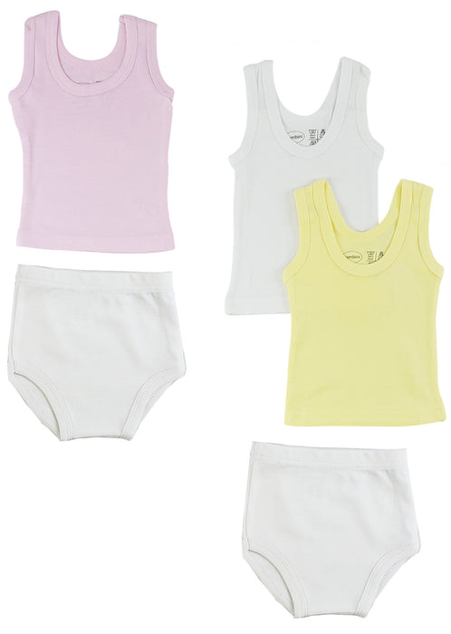 Girls Tank Tops And Training Pants.