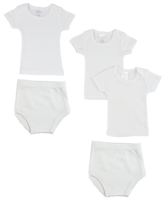 Infant T-shirts And Training Pants.