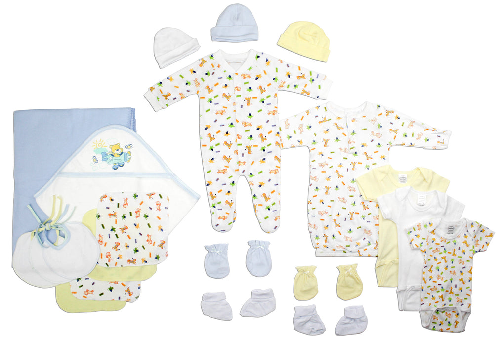 Newborn Baby Boys 21 Pc  Baby Shower Gift Set.