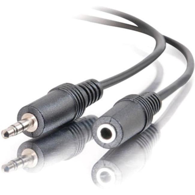 C2G 25ft 3.5mm M/F Stereo Audio Extension Cable.