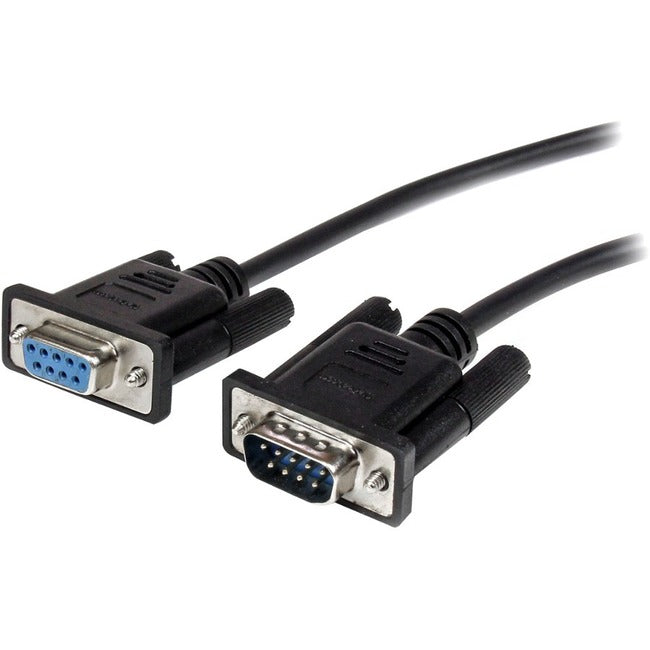 StarTech.com 3m Black Straight Through DB9 RS232 Serial Cable - M/F.