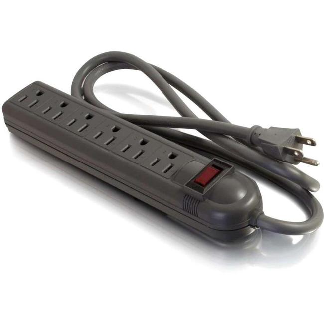 C2G 6-Outlet Power Strip with Surge Suppressor.