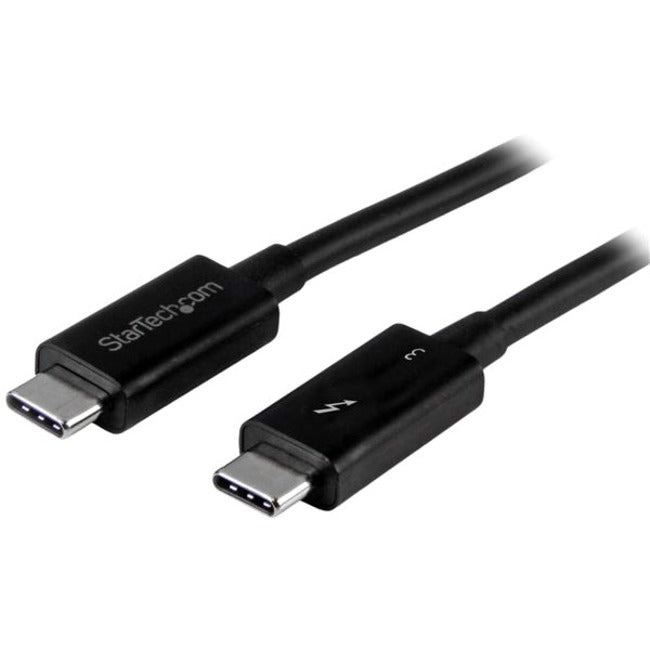 StarTech.com Thunderbolt 3 Cable -40Gbps - Daisy Chainable - Passive - USB C Cable - USB-C Thunderbolt to Thunderbolt Cable