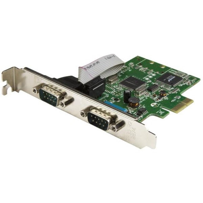 StarTech.com PCI Express Serial Card - 2 port -Dual Channel 16C1050 UART - Serial Port PCIe Card - Serial Expansion Card