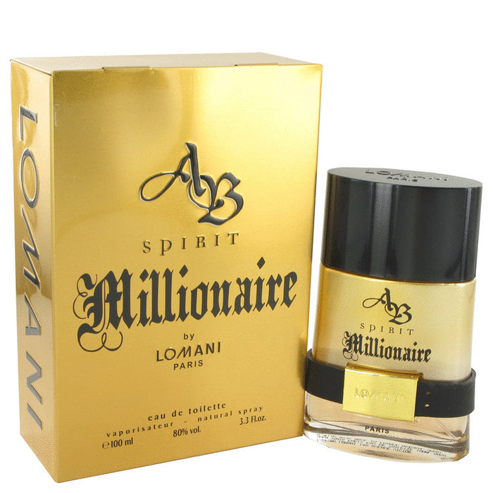 Spirit Millionaire by Lomani Eau De Toilette Spray for Men.