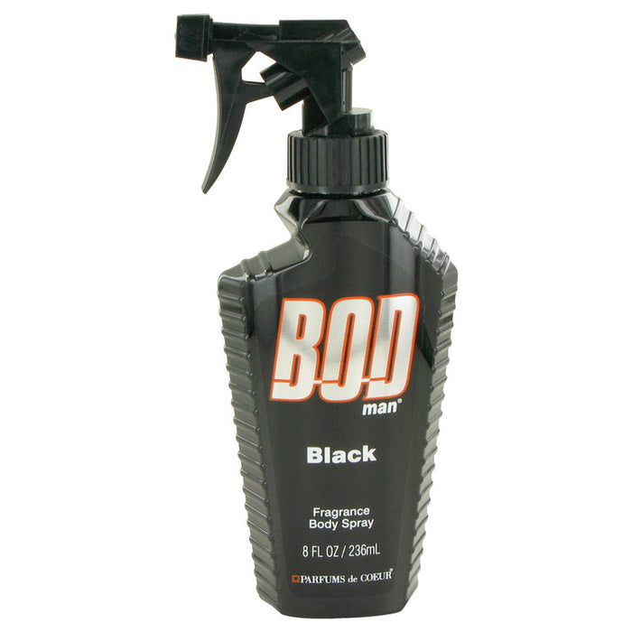 Bod Man Black by Parfums De Coeur Body Spray 8 oz for Men.