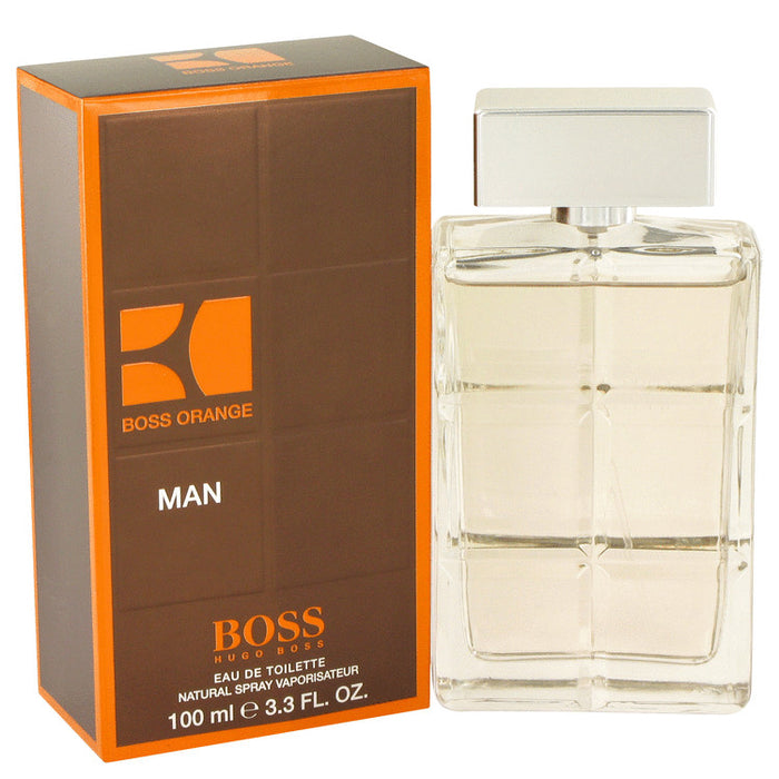 Boss Orange by Hugo Boss Eau De Toilette Spray for Men.