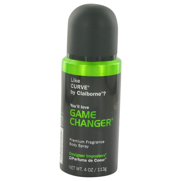 Designer Imposters Game Changer by Parfums De Coeur Body Spray 4 oz for Men.