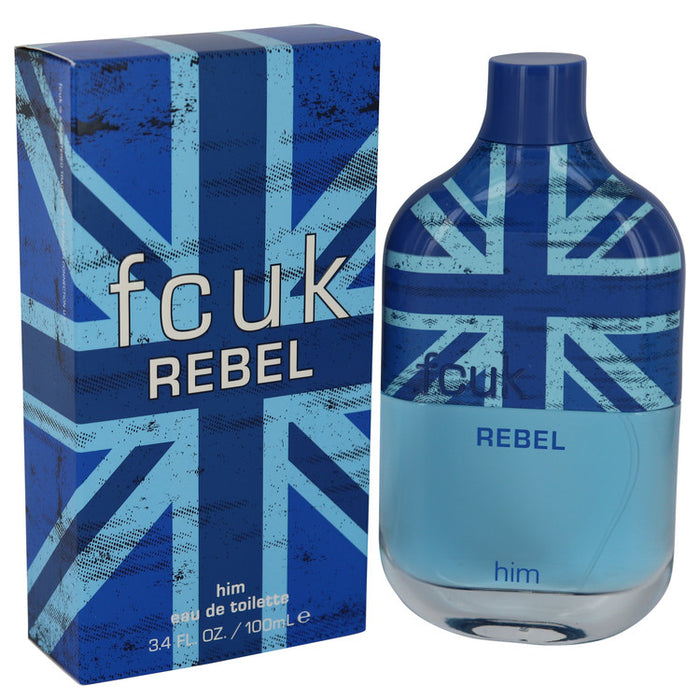 FCUK Rebel by French Connection Eau De Toilette Spray 3.4 oz for Men