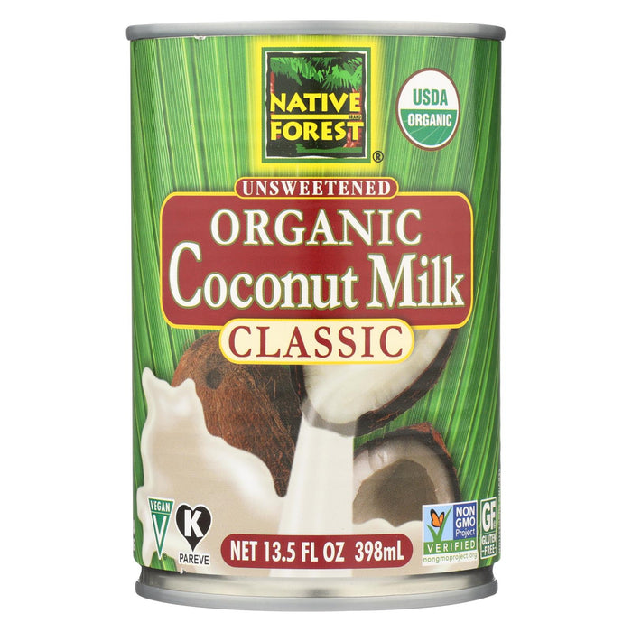 Native Forest Organic Classic - Coconut Milk - Case Of 12 - 13.5 Fl Oz