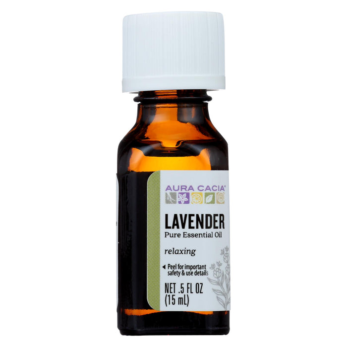 Aura Cacia - Pure Essential Oil Lavender - 0.5 Fl Oz.