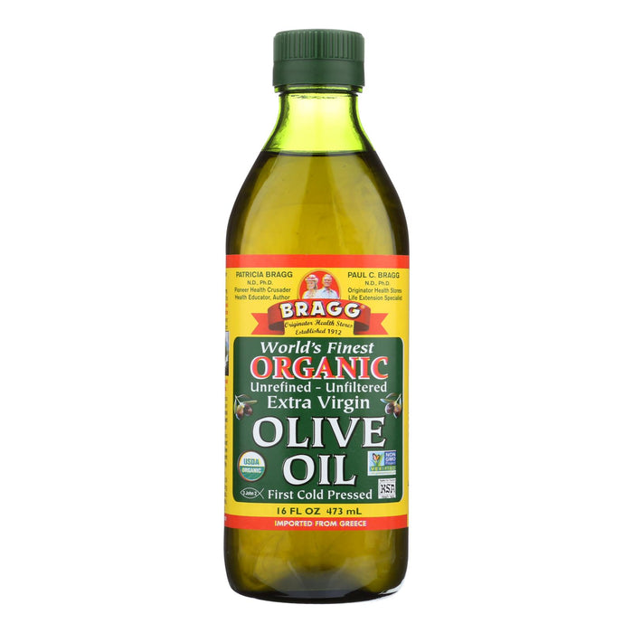 Bragg - Olive Oil - Organic - Extra Virgin - 16 Oz - Case Of 12.