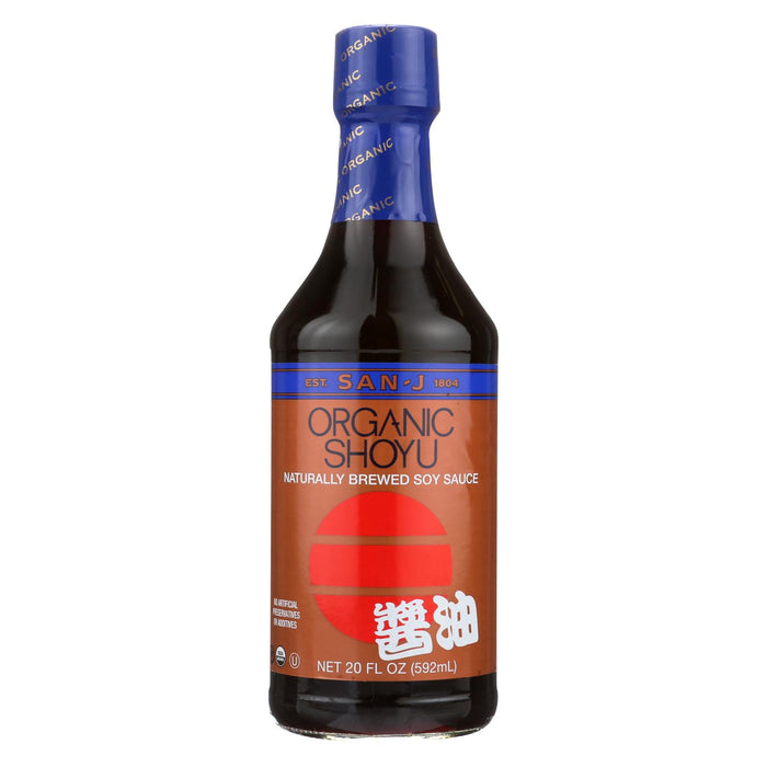 San - J Shoyu Soy Sauce - Organic - Case Of 6 - 20 Fl Oz