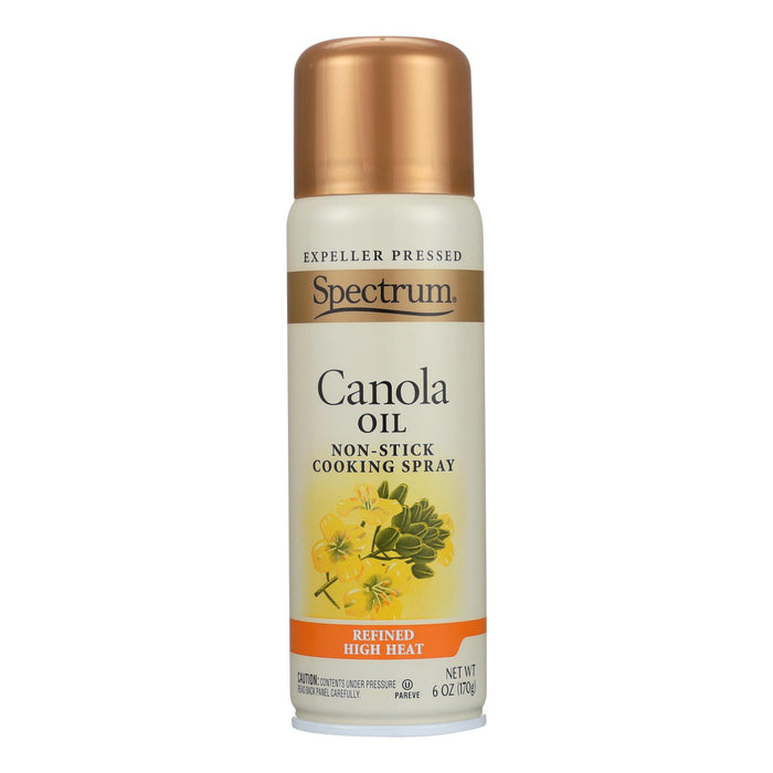 Spectrum Naturals Spray Oil - Canola - High Heat - 6 Oz - Case Of 6.