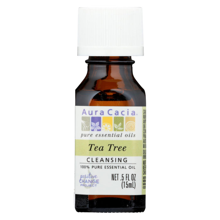 Aura Cacia - Pure Essential Oil Tea Tree - 0.5 Fl Oz.