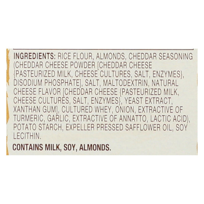 Blue Diamond - Nut Thins - Cheddar Cheese - Case Of 12 - 4.25 Oz