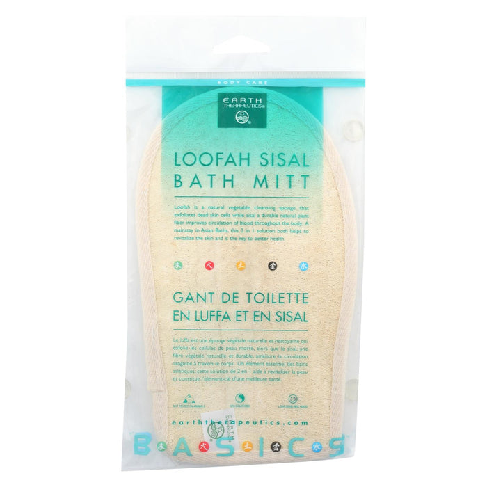 Earth Therapeutics Loofah Sisal Bath Mitt - 1 Loofah.