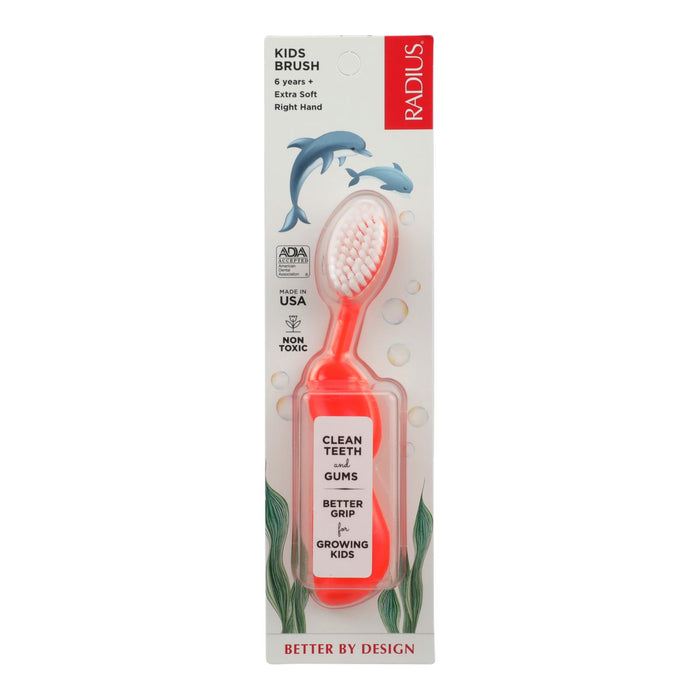 Radius - Kidz Toothbrush (soft Bristles) - 1 Toothbrush - Case Of 6.