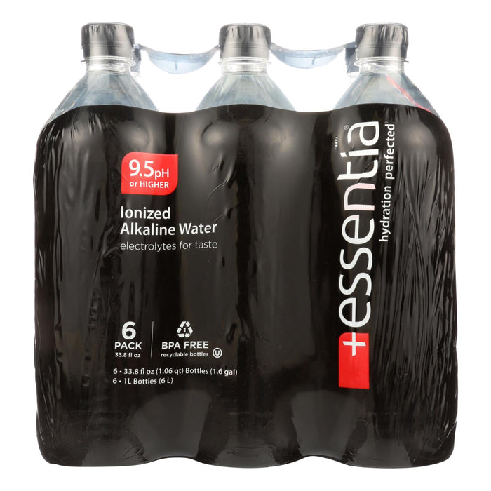 Essentia Hydration Perfected Drinking Water - 9.5 Ph. - Case Of 12 - 1 Liter.