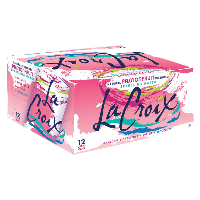 Lacroix Sparkling Water - Passionfruit - Case Of 2 - 12/12 Fl Oz.