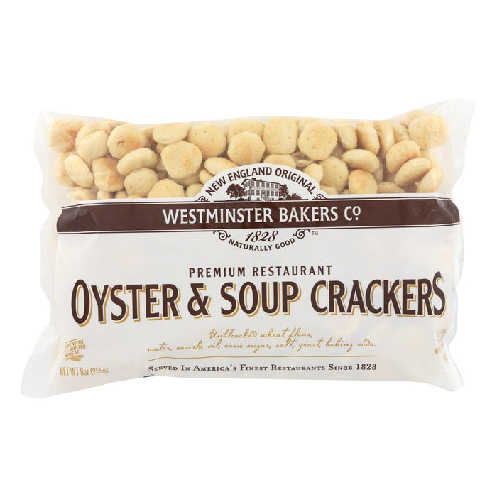 Westminster Cracker Co Oyster & Soup Crackers - Case Of 12 - 9 Oz.