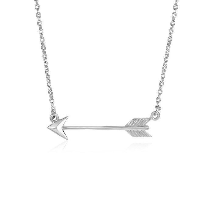 Necklace with Arrow in Sterling Silver.