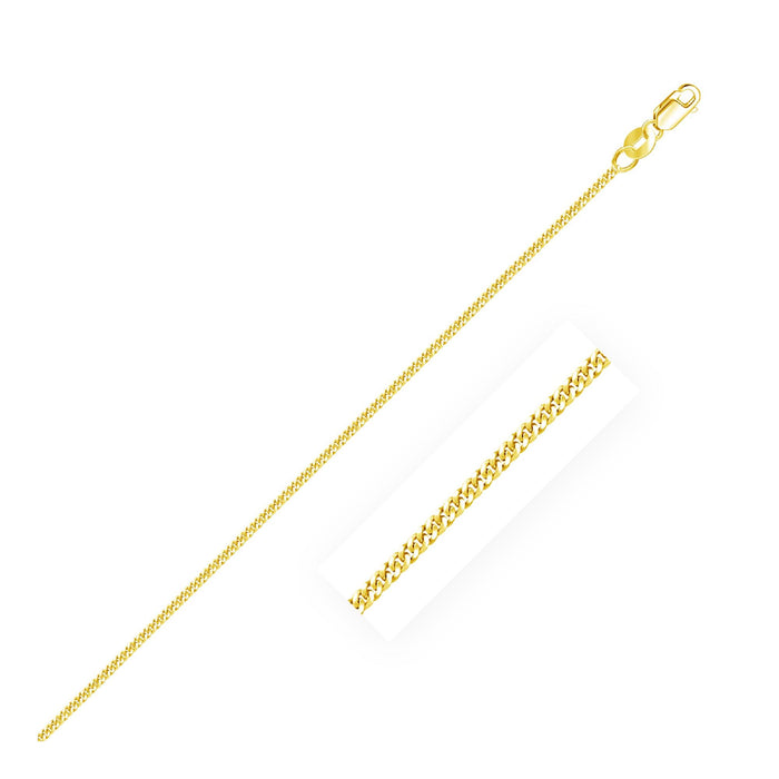 10k Yellow Gold Gourmette Chain 1.5mm.