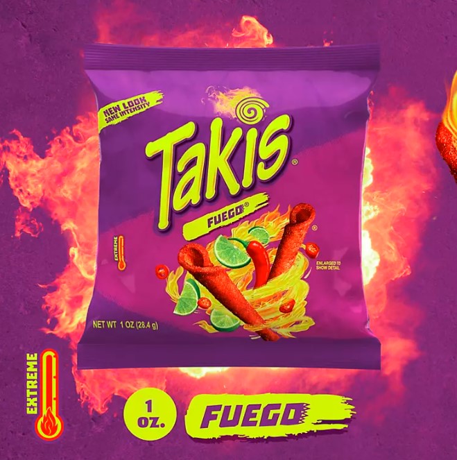 Takis Fuego Rolled Tortilla Chips  1 oz., 46 pk.